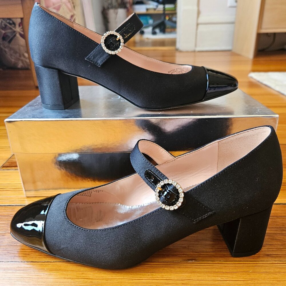 J Crew Women's Black Heels Size 7